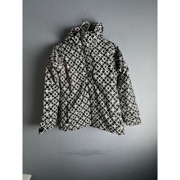 Columbia Girls Omni Tech Interchange Jacket Snow Size Large (14-16) Houndstooth - Picture 1 of 12